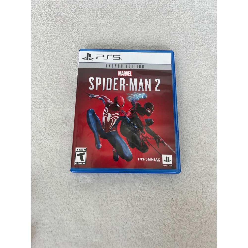 Marvel Spider-Man 2 Launch Edition Sony PlayStation 5 PS5 Physical Disc 2023